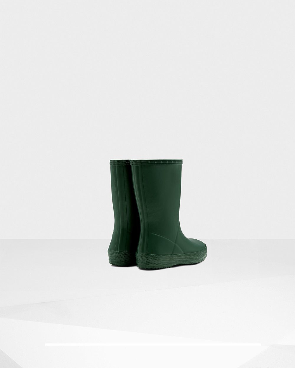 Kids Rain Boots - Hunter Original First Classic (38FWBHYUA) - Green